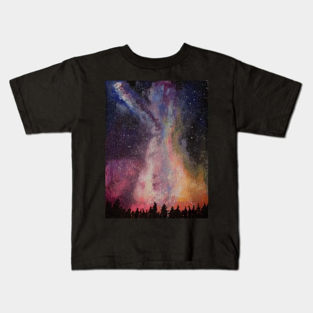 Just Wander Kids T-Shirt by Big Hue Art